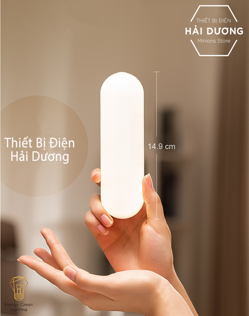 Đèn Led đọc sách học bài làm việc WH-B10 dán tường - dán tủ - Dung lượng pin lớn - Có video
