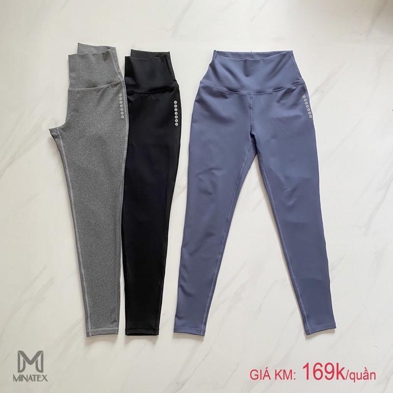 Quần legging dài tập gym yoga cho nữ Minatex