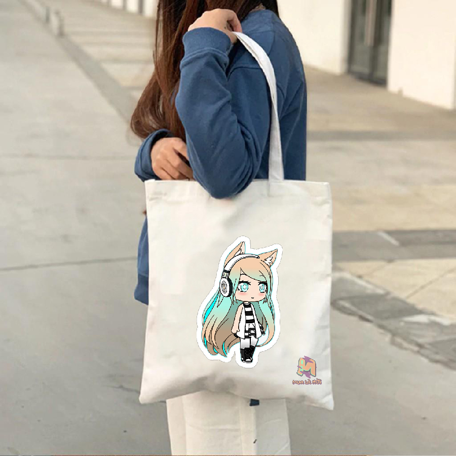 Túi Tote in hình chủ đề Gacha Life