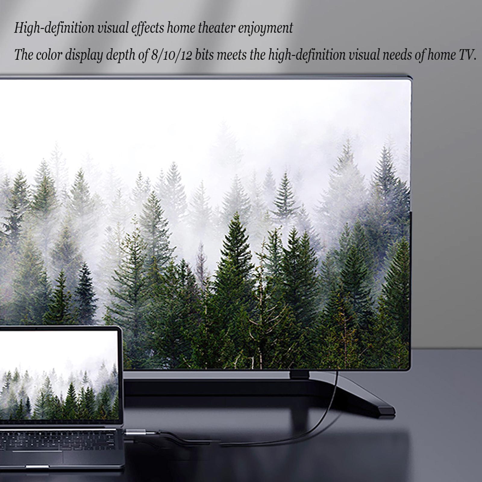 Portable USB C to DisplayPort 1.4 Adapter Converter 8K 60Hz for Pro