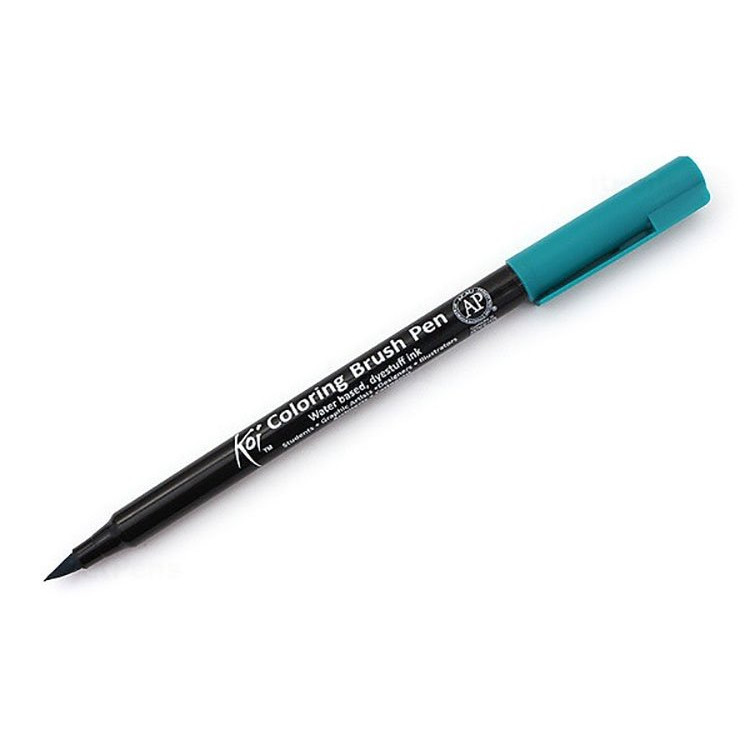 Cá Chép - Bút Cọ Màu Koi Coloring Brush - VIRIDIAN - XBR#31