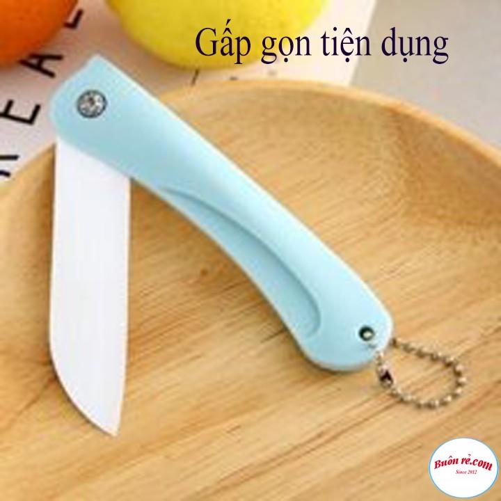 Dao Sứ Gọt Hoa Quả Gấp Gọn Không Gỉ Set - br00339