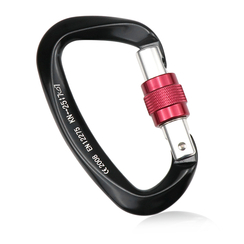 Thiết Bị Leo Núi Leo Núi Khóa Vít Carabiner 25KN