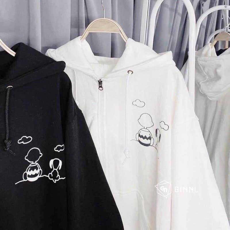 Hình ảnh Áo Khoác Nỉ in Couple Baby, Chất Nỉ Bông Mịn Đẹp Áo Khoác Hoodie Zip Unisex Nam Nữ, Áo Khoác Hoodie Nỉ Bông Dây Kéo Zip Baby FACE SMILE Form rộng Unisex Nam Nữ Cá Tính Ulzzang KUN