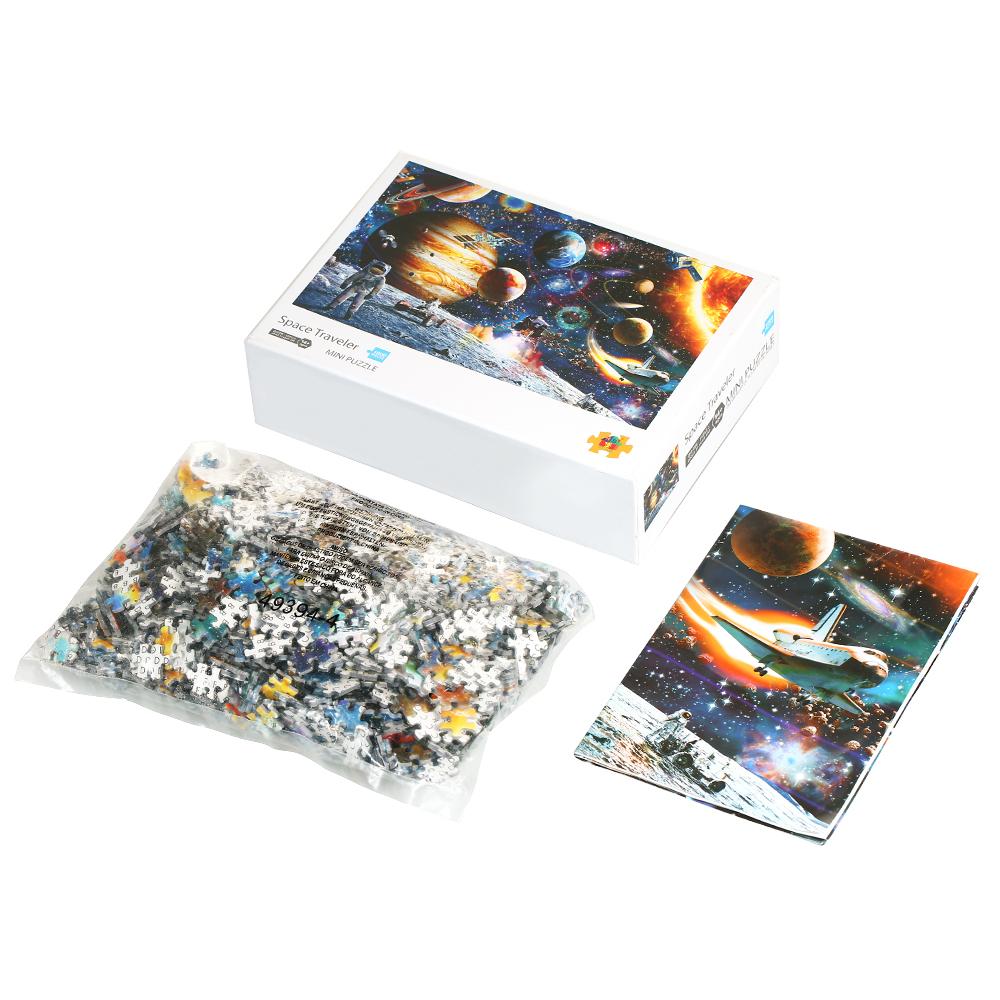 1000 mảnh ghép hình được làm bằng giấy chất lượng cao, độ dày 2mm