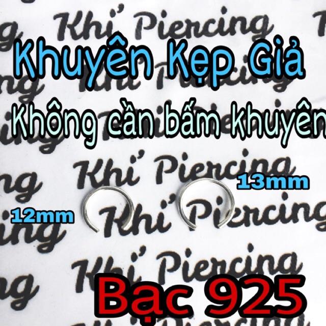 Khuyên kẹp giả không cần xỏ / bấm khuyên