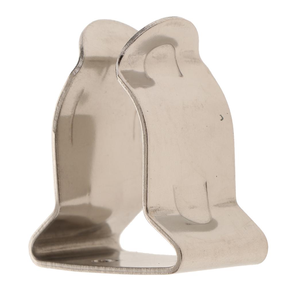 5x 304 Stainless Steel Marine Boat Hook Holder Clips -5/8inch To 1inch Tube