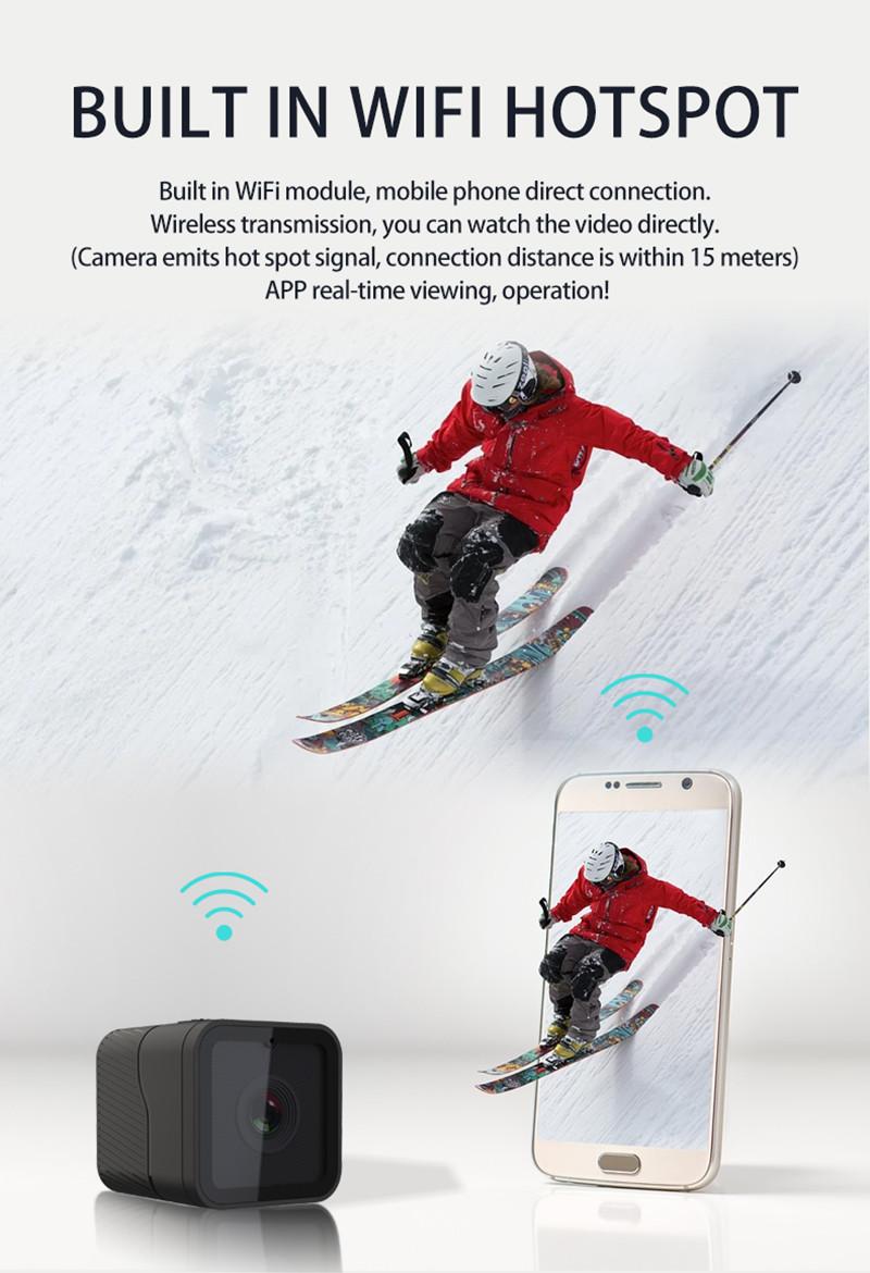 Hotspot wifi máy ảnh mini 1080p HD IP không dây cho nhà đa năng ngoài trời