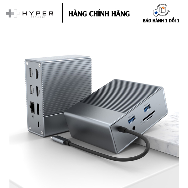 CỔNG CHUYỂN HYPERDRIVE GEN2 12-IN-1 CHO MACBOOK, IPAD PRO 2018-2020, PC &amp; DEVICES (G212) - Hàng Chính Hãng