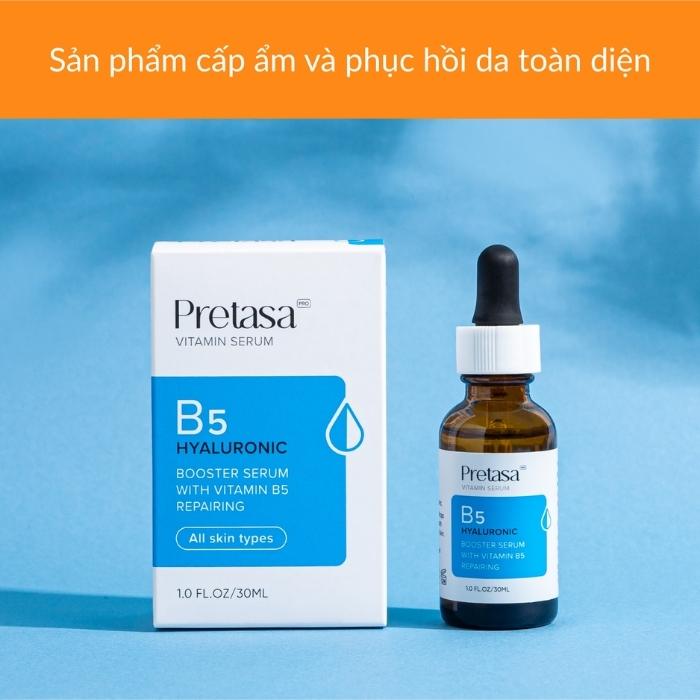 Serum Cấp Ẩm Phục Hồi Da Pretasa B5 30ml