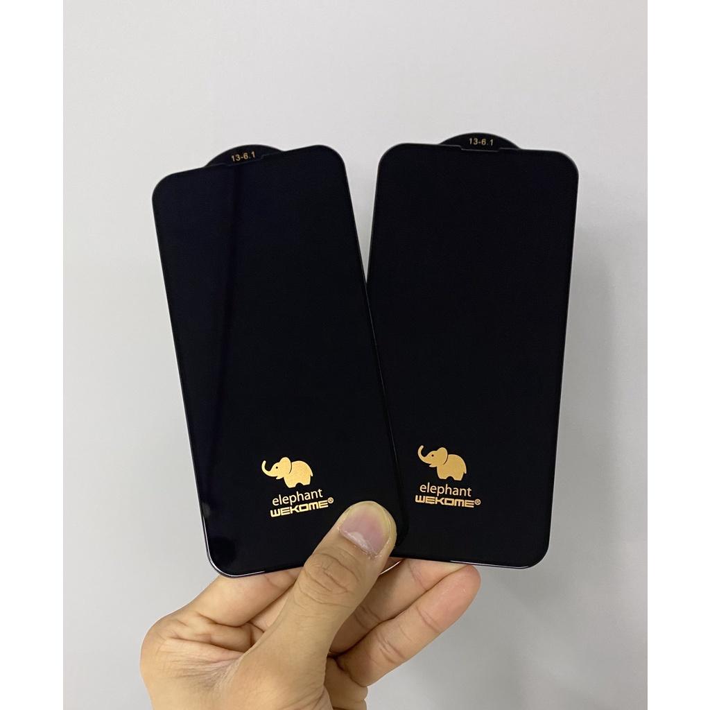 Kính cường lực con Voi iPhone WK Elephant 3D hộp sắt , không hộp trần dán full dành cho IP 6 Plus 7 8 X XS Max 11 12 Hàng Chính Hãng