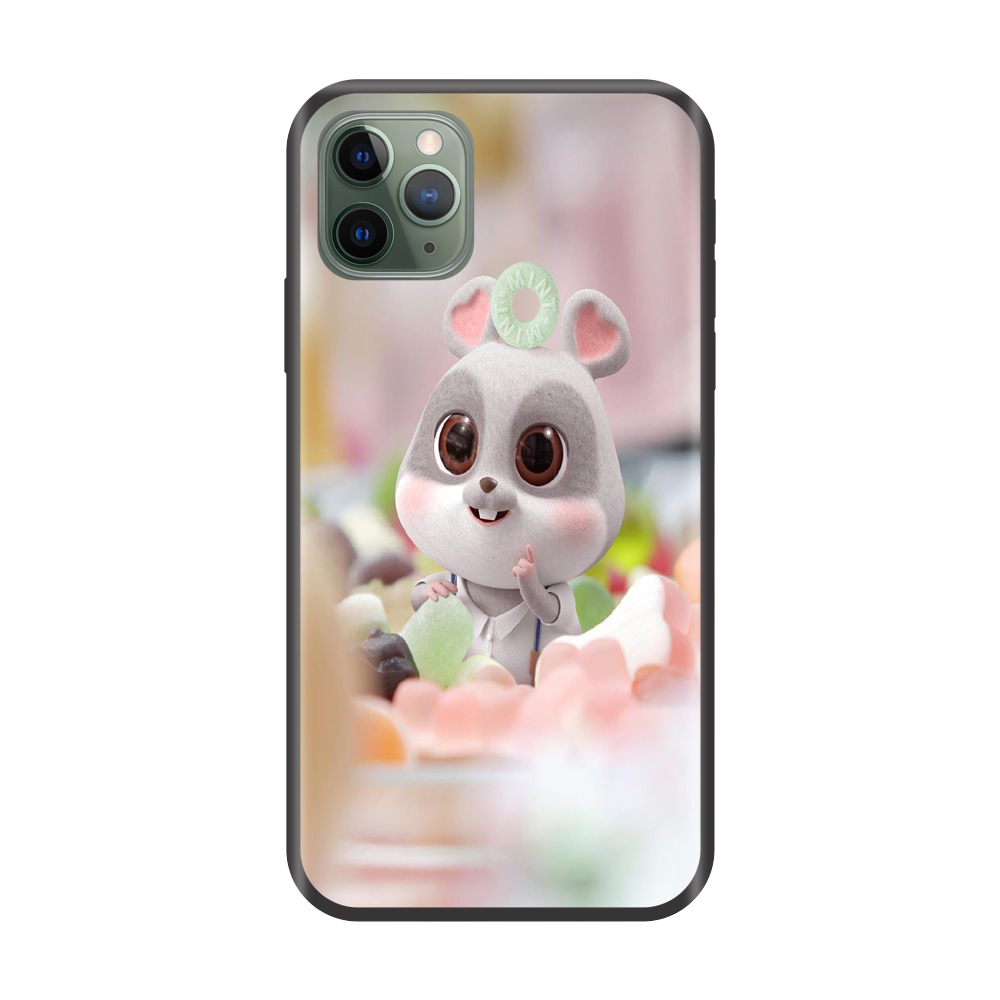 Ốp lưng TPU viền dẻo cho điện thoại IPHONE 11 PRO MAX Hình Chuột Tết 2020 Mẫu 07