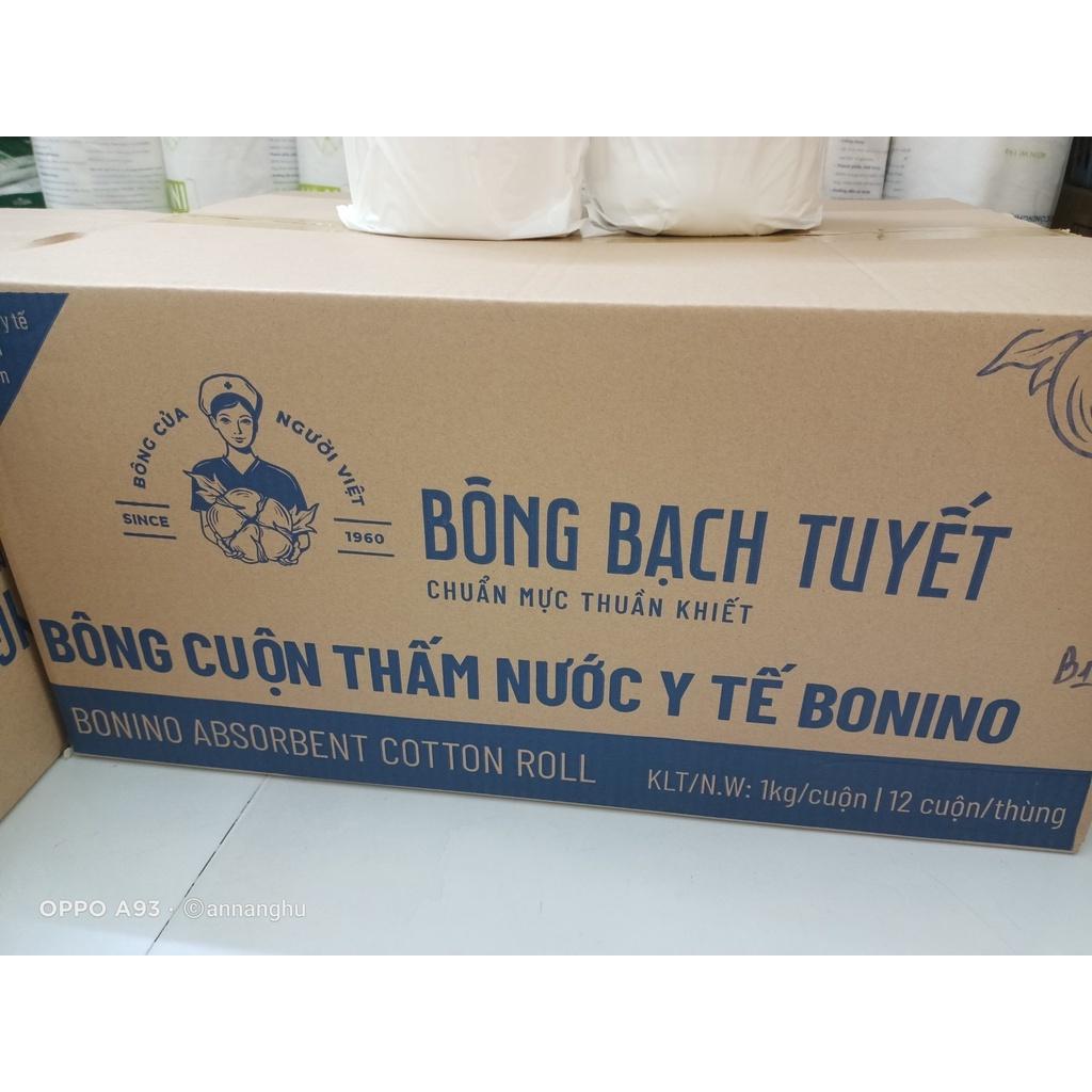 1 CUỘN BÔNG GÒN BONINO 1KG (BÔNG BẠCH TUYẾT)