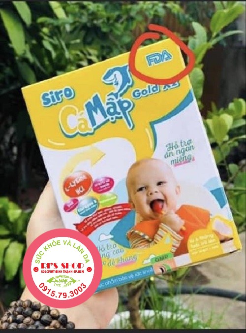 [TẶNG 3 GÓI NHỎ] SIRO CÁ MẬP GOLD X2 - BABY SHARK (MẪU 2021) - SIRO CHO TRẺ BIẾNG ĂN, TÁO BÓN, BỔ SUNG DHA GIÚP BÉ ĂN NGON, NGỦ NGON, TĂNG CÂN VÀ THÔNG MINH HƠN