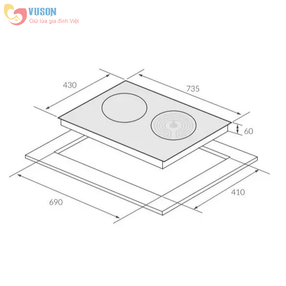 Bếp Từ Eurosun EU-T210MAX - Hàng chính hãng