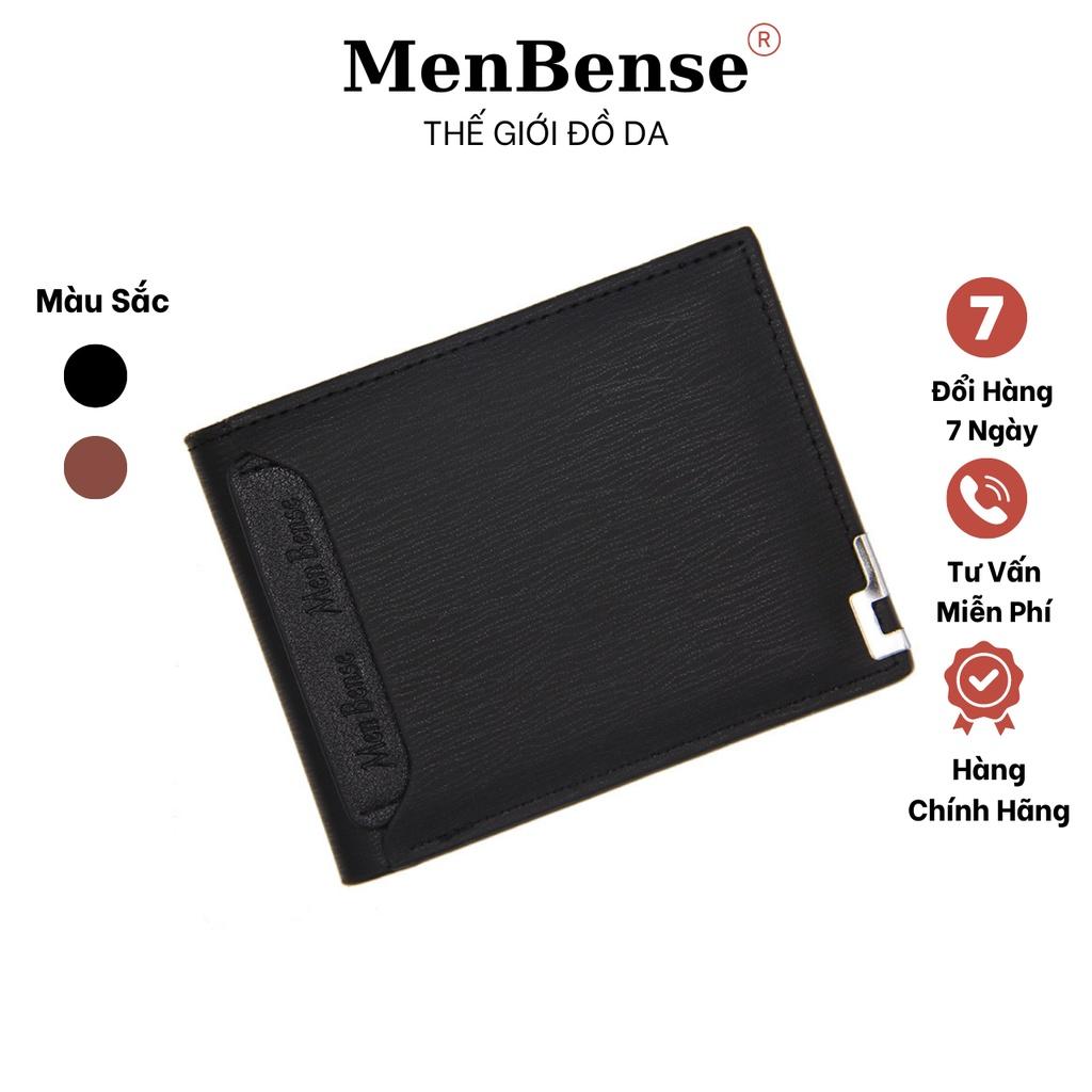 Ví da nam dáng ngang MENBENSE,Bóp nam phong cách Hàn Quốc có kèm thêm một ví mini MB11