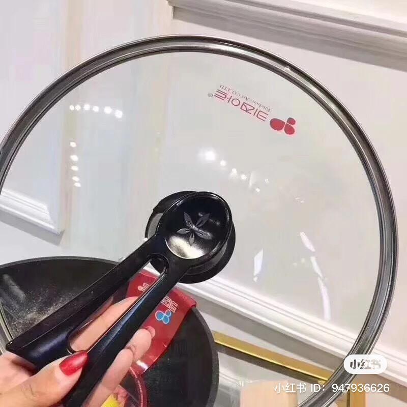 Chảo Chống Dính Vân Đá Siêu Bền Coopia Hàn Quốc Sâu Lòng Có Nắp Kính Size 32cm