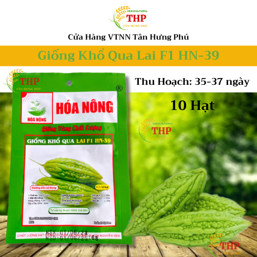 Hạt giống Khổ Qua lai F1 HN-39 | Hạt giống | gói 10 hạt