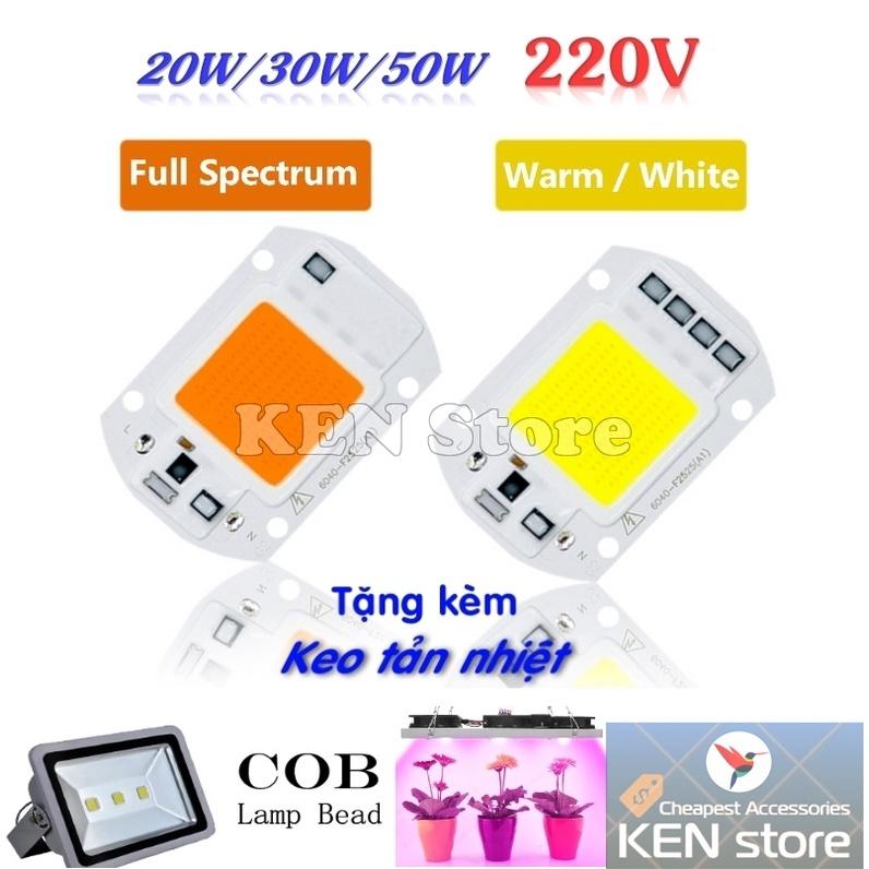 Bóng led 20W 30W 50W điện 220V AC