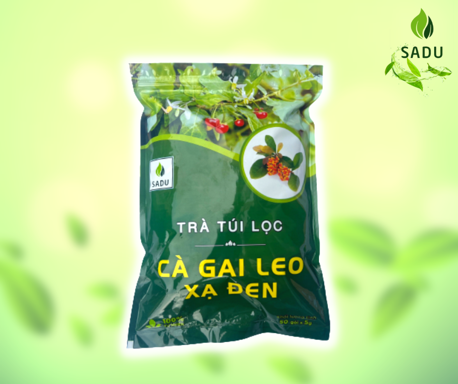 Trà cà gai leo xạ đen sadu gói 250g