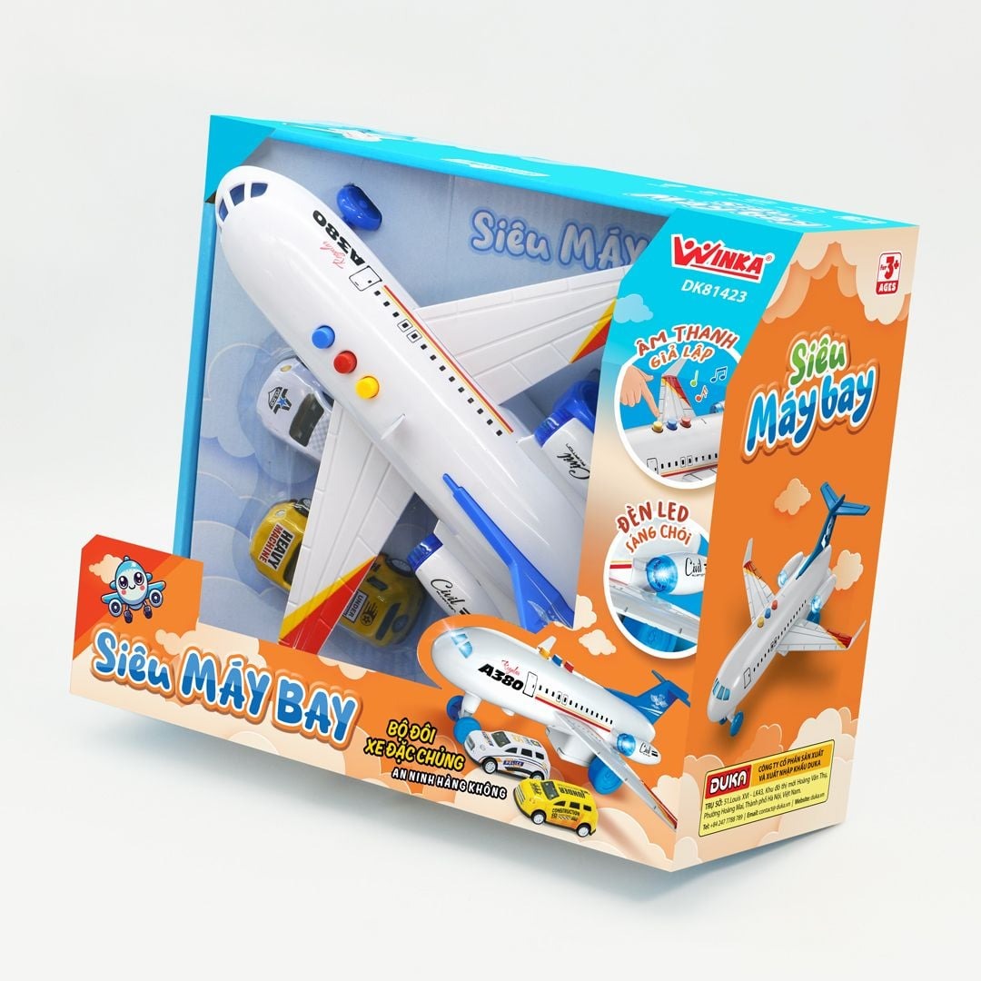 Đồ Chơi DUKA Siêu máy bay  DK81423