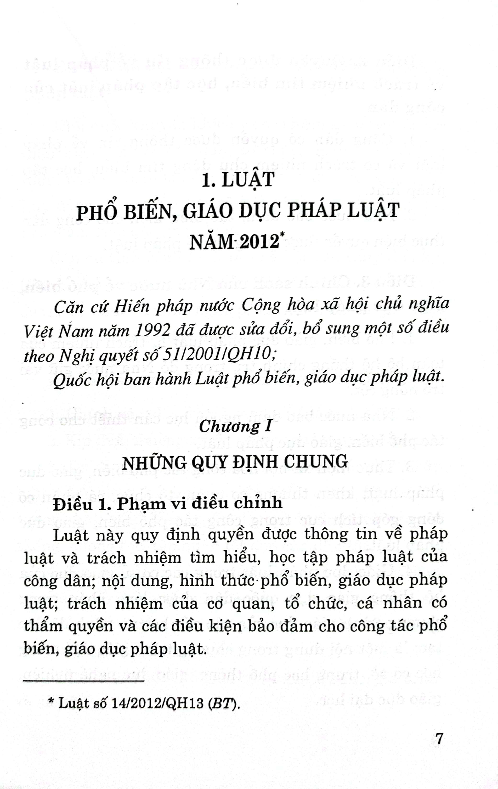 Luật Phổ biến, giáo dục pháp luật năm 2012 và văn bản hướng dẫn thi hành