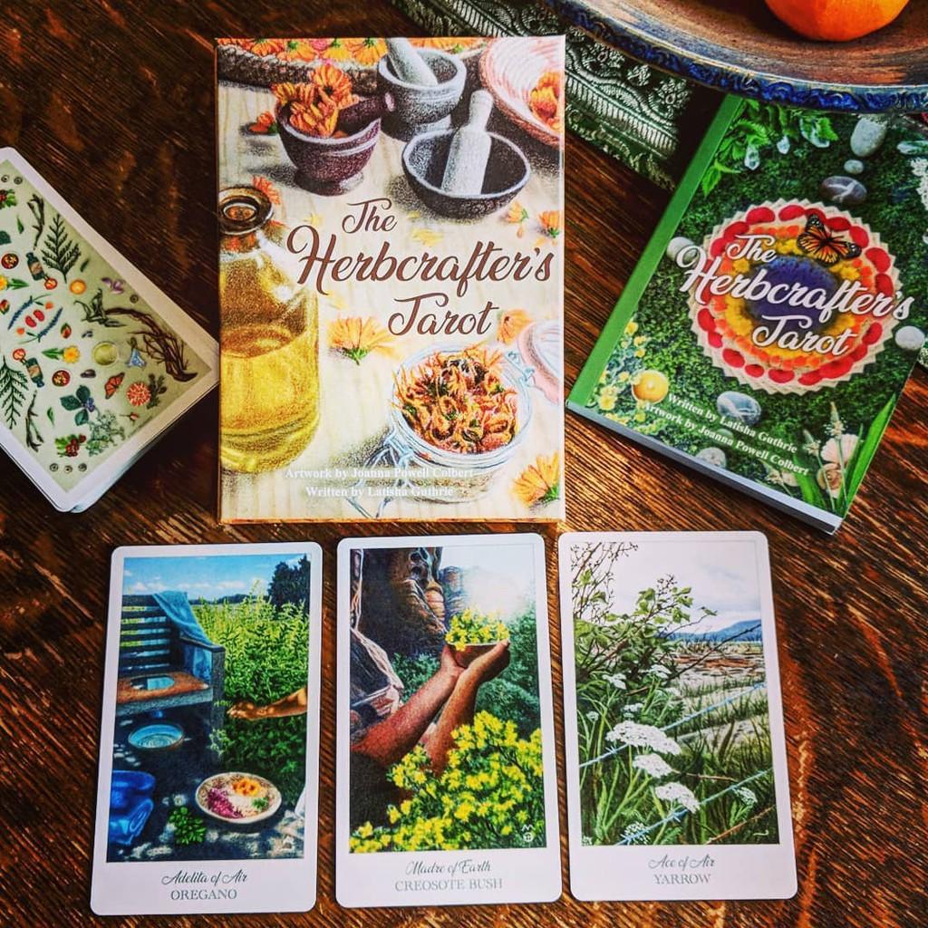 Bài Tarot The Herbcrafter's Tarot Tặng Hướng Dẫn Tiếng Anh Và Đá Thanh Tẩy