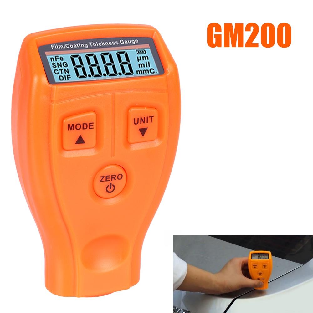 Máy đo độ dày lớp sơn xe hơi GM200 kèm đèn nền
