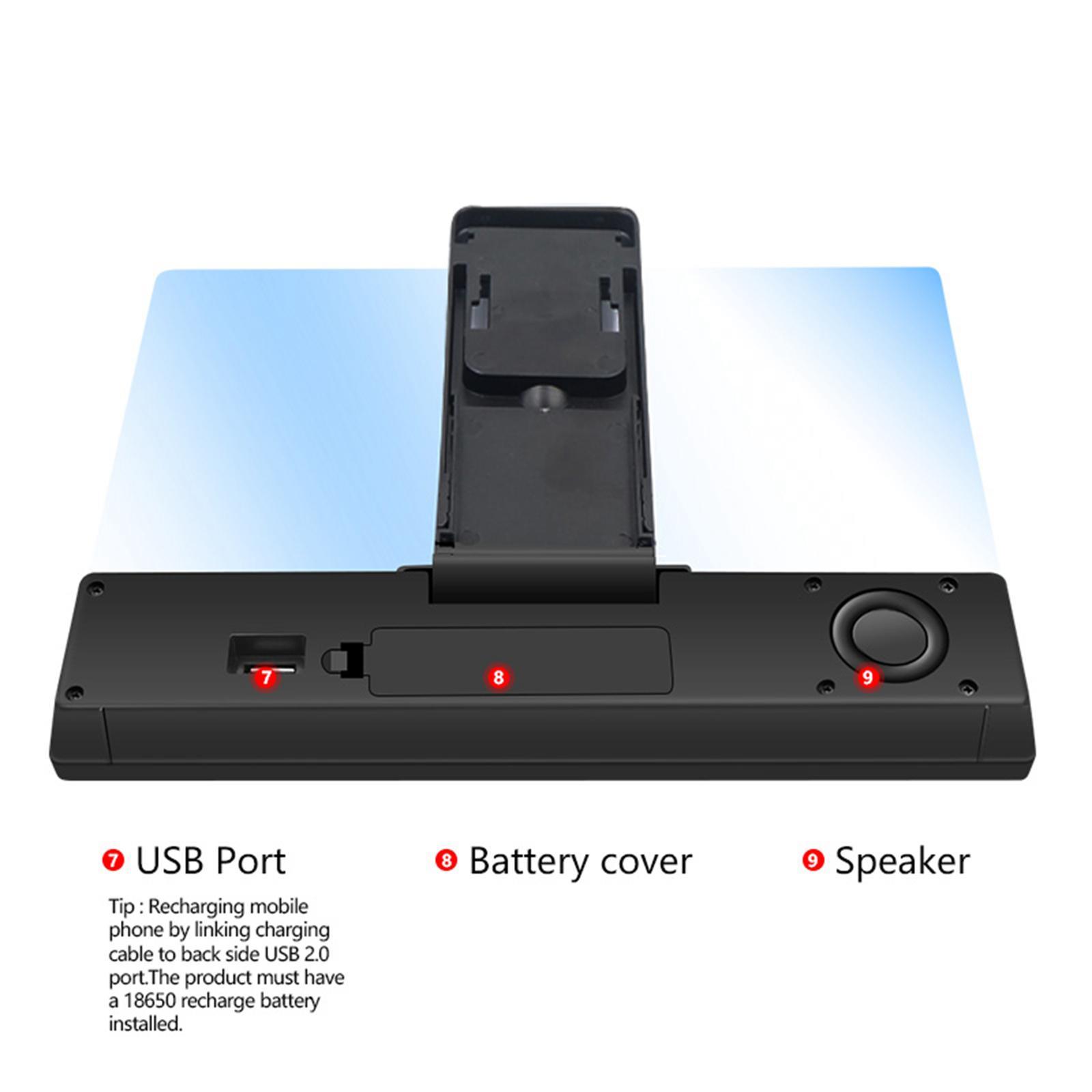 Screen Magnifying phone Speaker Retractable Stand Holder for Living Room All Smartphones