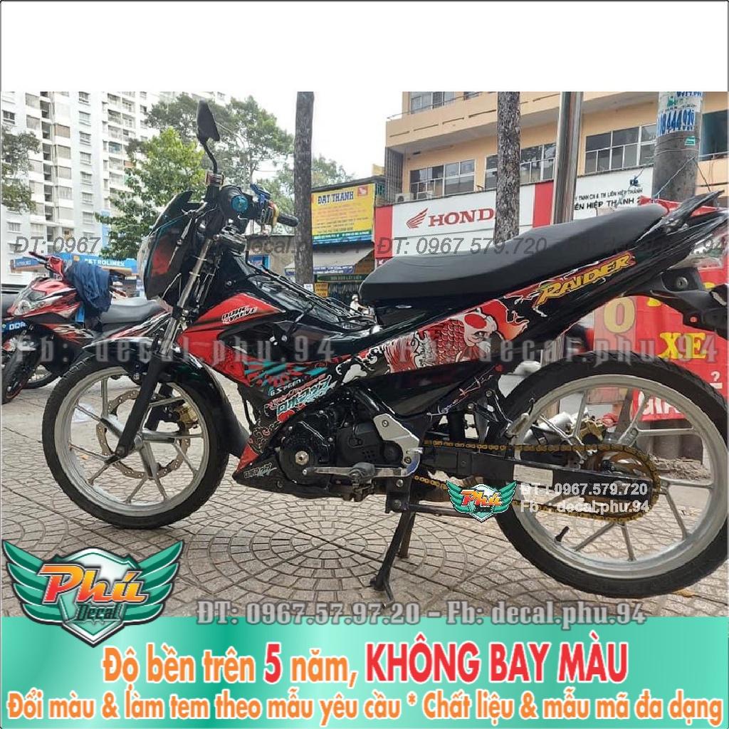 Tem Rời Raider Xăng cơ cá chép