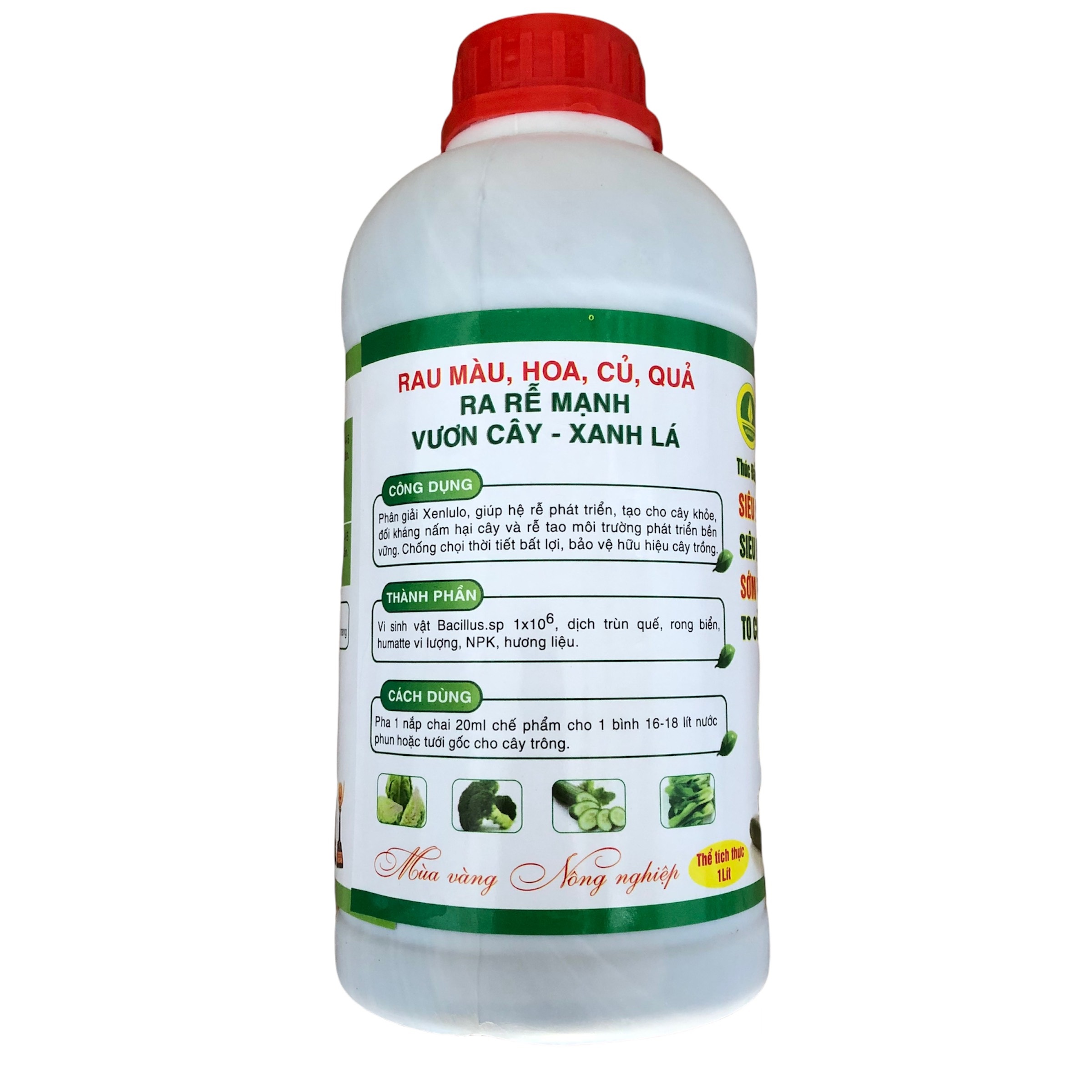 Phân bón hữu cơ vi sinh TẢO BIỂN ; Siêu ra rễ, siêu nảy mầm, vươn cây xanh lá, siêu ra hoa đậu quả, to củ quả, chắc hạt; Giúp giảm 40-45 % lượng phân bón mang lại hiệu quả kinh tế cao