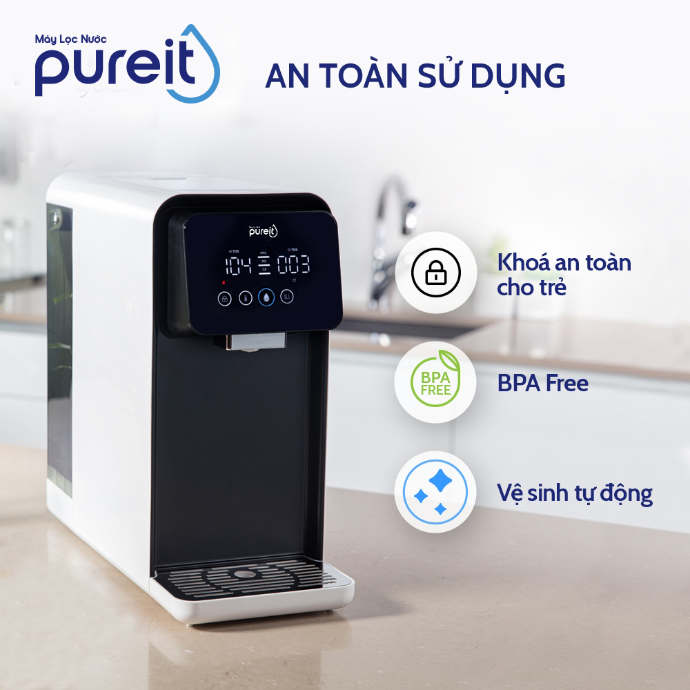 [COMBO TIẾT KIỆM] Máy Lọc Nước Pureit Lavita và Lõi lọc CF, Lõi lọc PPCF - Hàng chính hãng