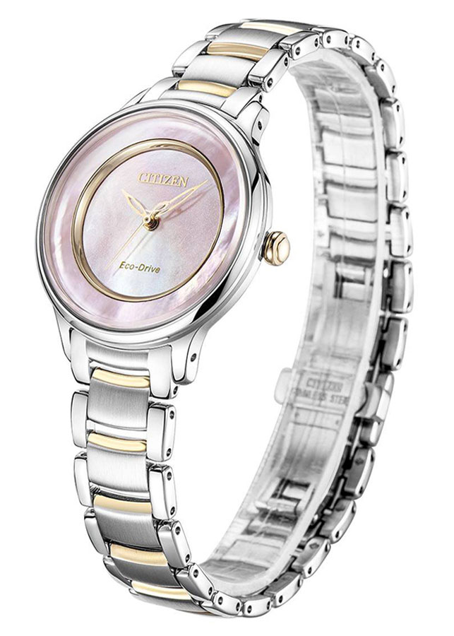 Đồng Hồ Nữ Citizen Dây Thép Không Gỉ EM0384-56D - Mặt Xà Cừ (Sapphire)