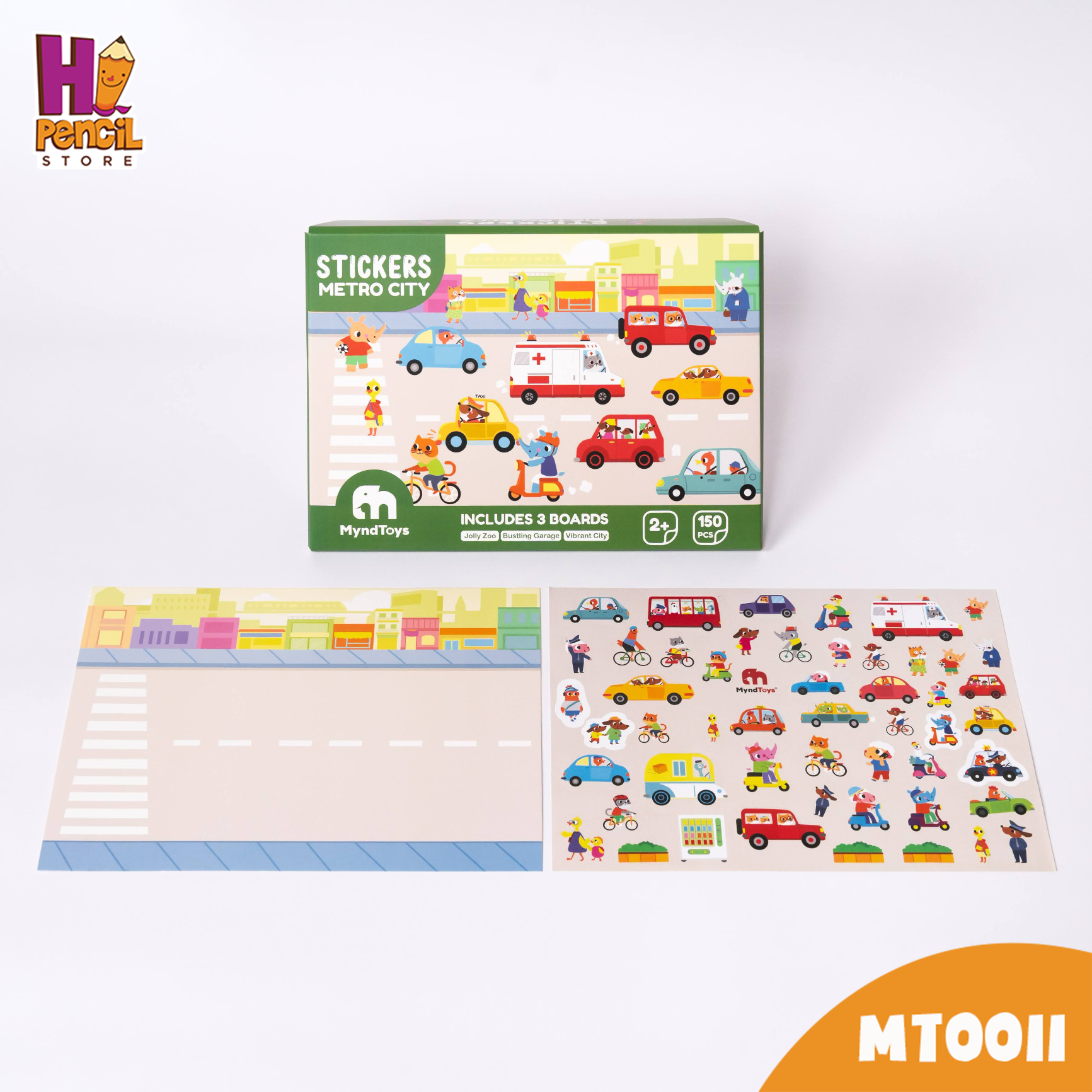 Sticker Dán MyndToys Chủ Đề Thành Phố Metro City