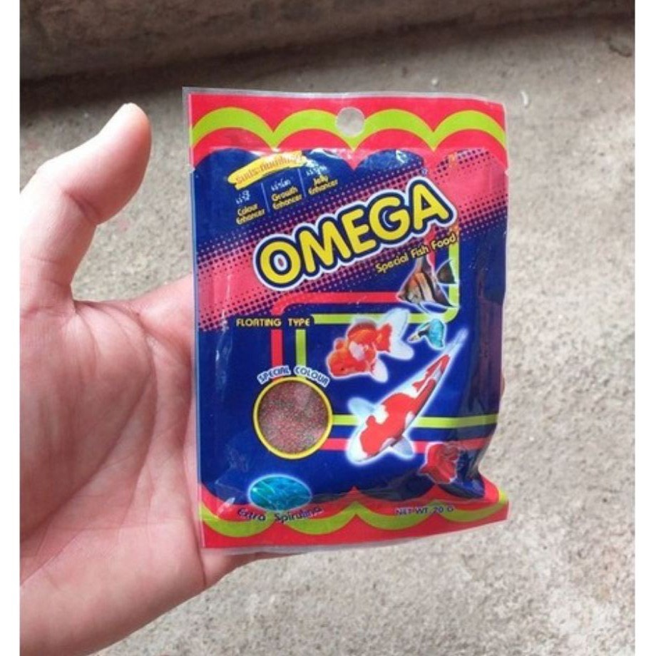 Cám thái Omega dành cho mọi loại cá dạng bột nổi