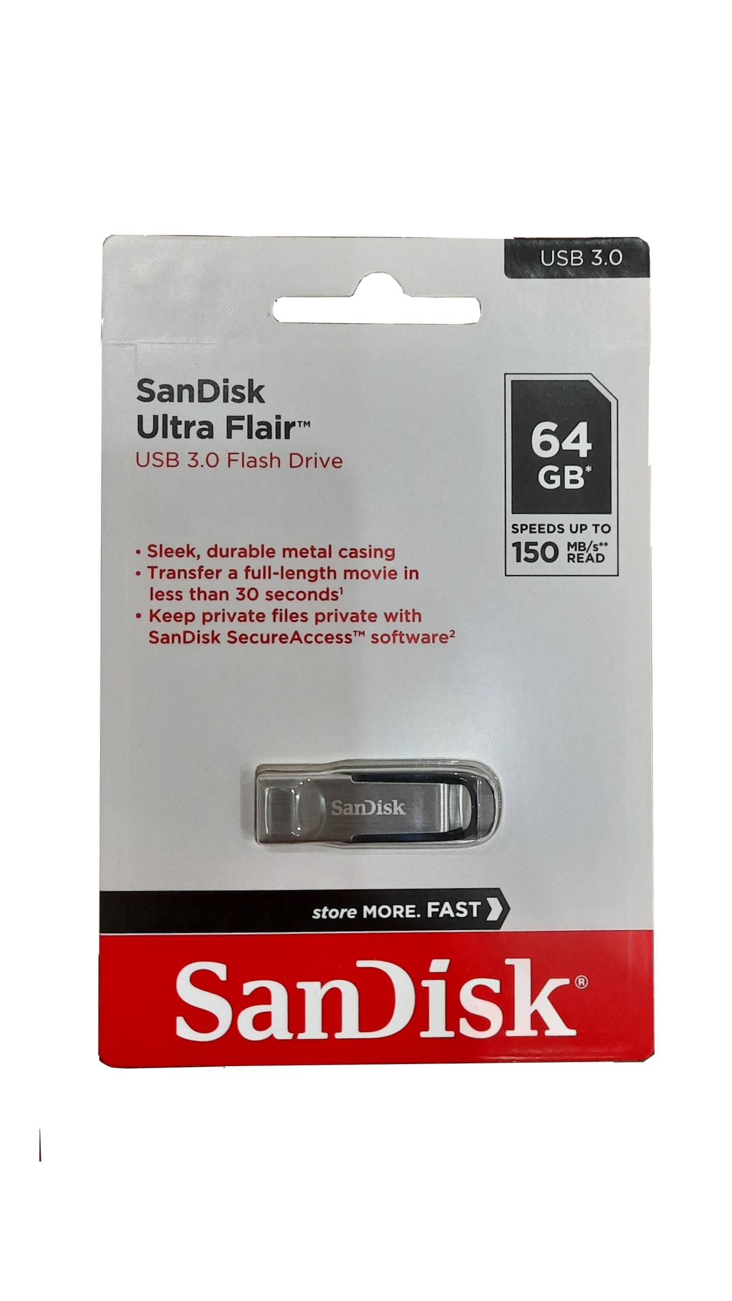 USB 3.0 SanDisk Ultra Flair CZ73 64GB 150MB/s chính hãng