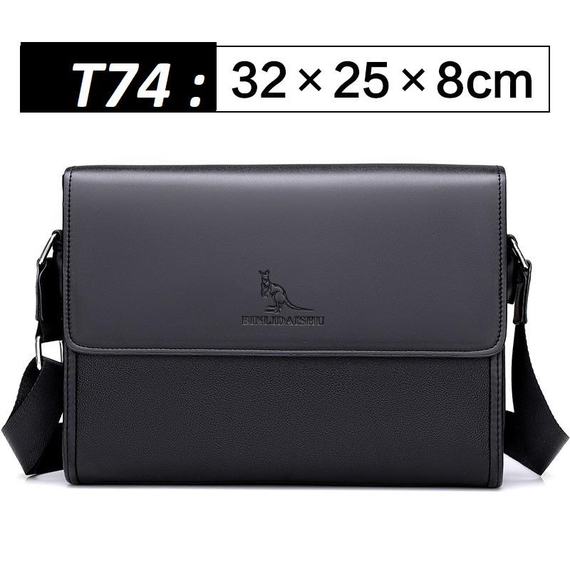 Túi đeo chéo nam da bò cao cấp, túi đựng ipad, hồ sơ tài liệu BAODIDAISHU MS01 KT 26x23x7 - 32x25x8cm