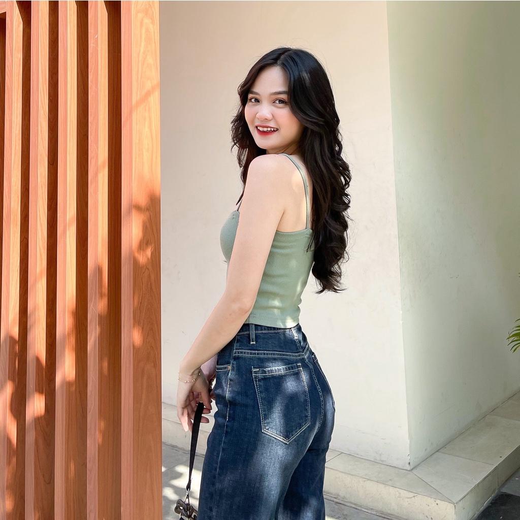 QUẦN JEANS BAGGY BOYSLIM ZAREEN JEA134 XANH ĐẬM