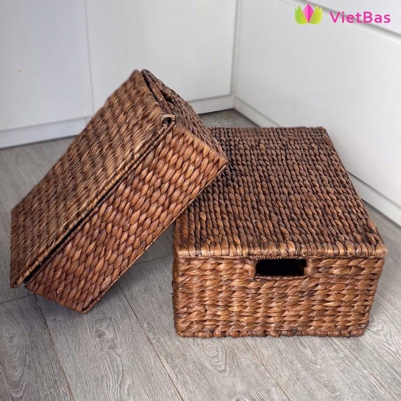 Hộp lục bình VIETBAS hình chữ nhật MAU13