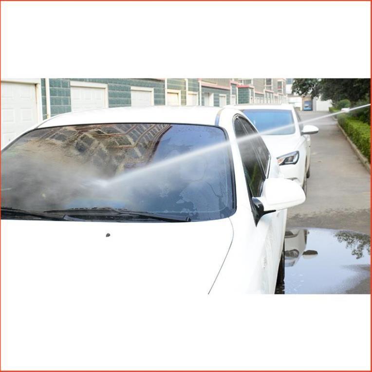 Bộ dây vòi xịt nước rửa xe,tưới cây tăng áp 3 lần 20m (nối nhựa đen 713-2)