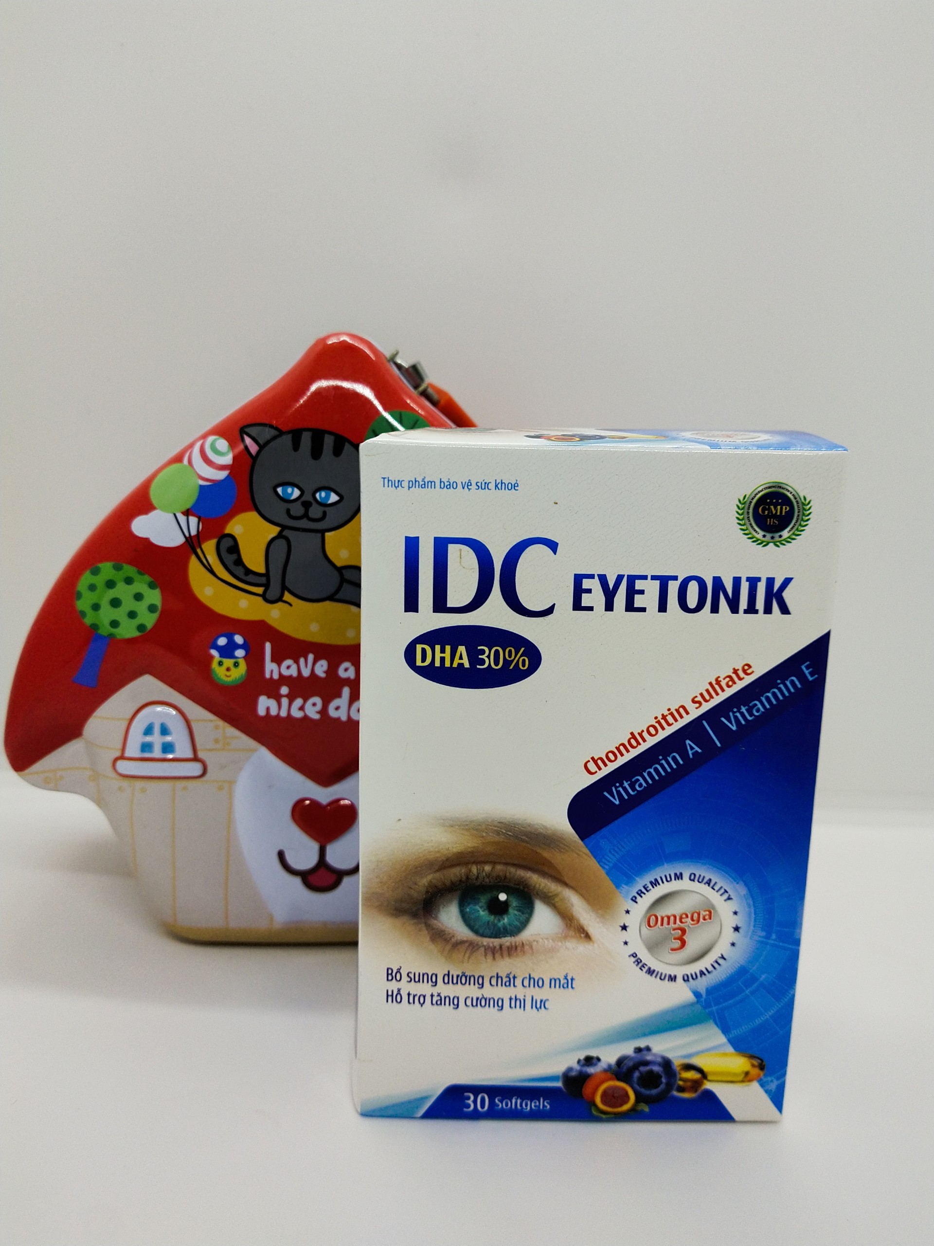 Viên sáng mắt - IDC EYETONIK - BỔ SUNG - OMEGA 3 -VITAMIN E - VITAMIN A - TĂNG CƯỜNG THỊ LỰC