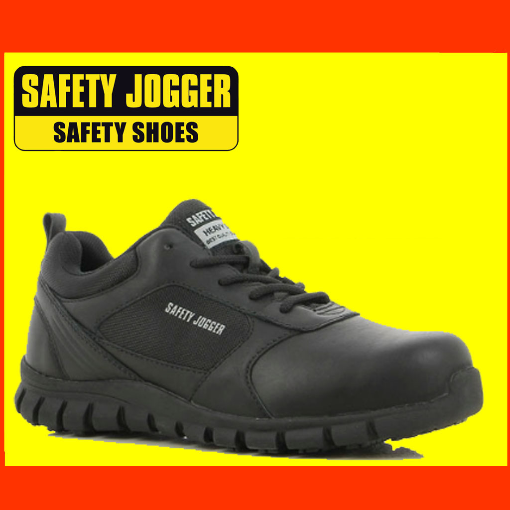 HÀNG CHÍNH HÃNG Giày Bảo Hộ Lao Động Safety Jogger Komodo, Siêu Nhẹ, Chống Đâm Xuyên, Va Đập, Trơn Trượt – Đen – 42