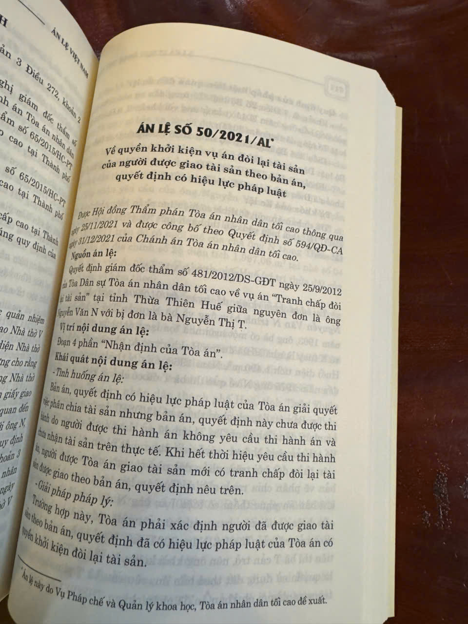 ÁN LỆ VIỆT NAM (Sách chuyên khảo) (Xuất bản lần thứ hai) – Nguyễn Hoà Bình – NXB Chính trị quốc gia sự thật