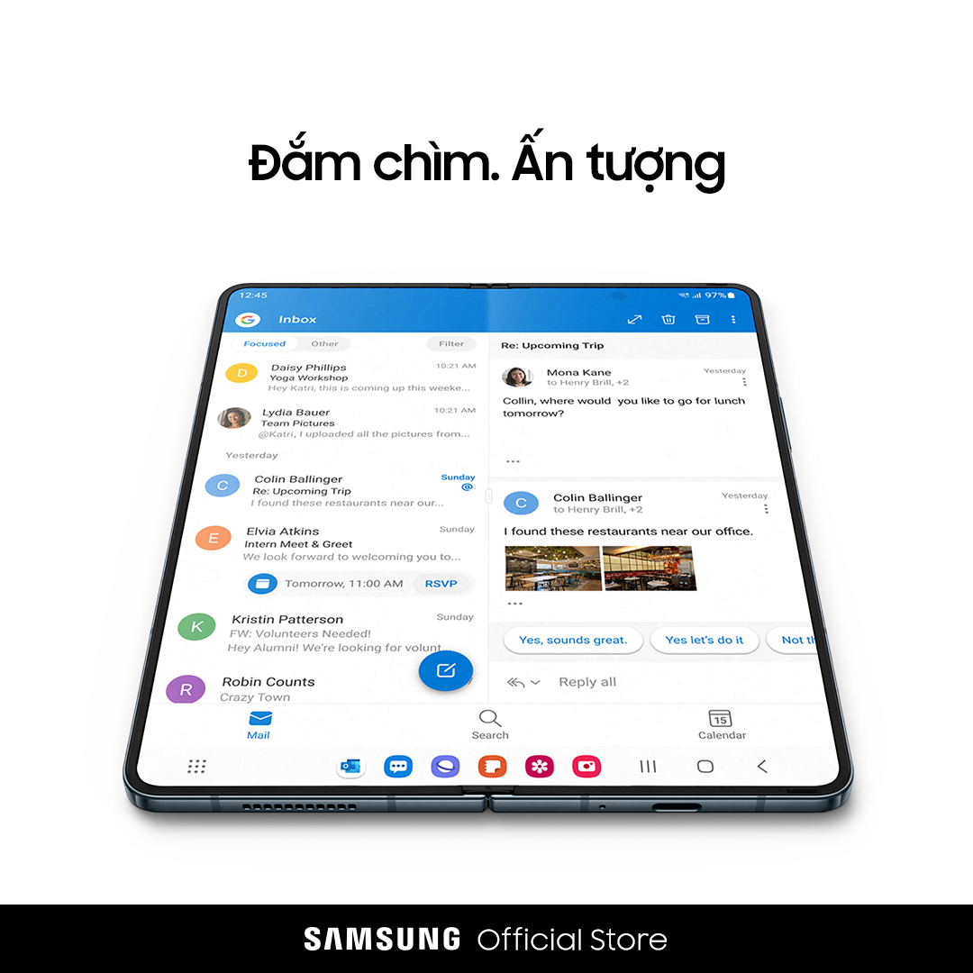 Điện thoại Samsung Galaxy Z Fold 4 (12GB/256GB) - Hàng chính hãng