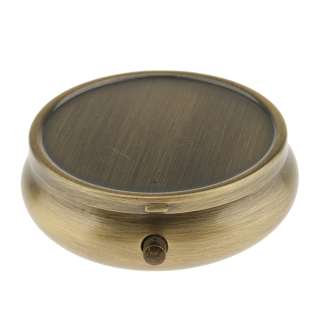 3 Slots Travel Portable Vitamin Organizer Medicine Tablet Box Storage Case Trinket Container