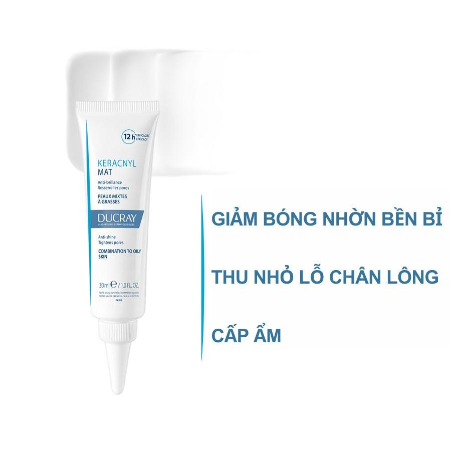 Kem dưỡng da giảm bóng nhờn, se khít lỗ chân lông Ducray Keracnyl Mat 30ml