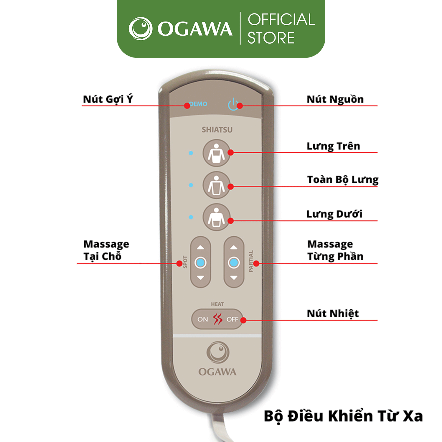 Đệm massage OGAWA Mobile Seat XE