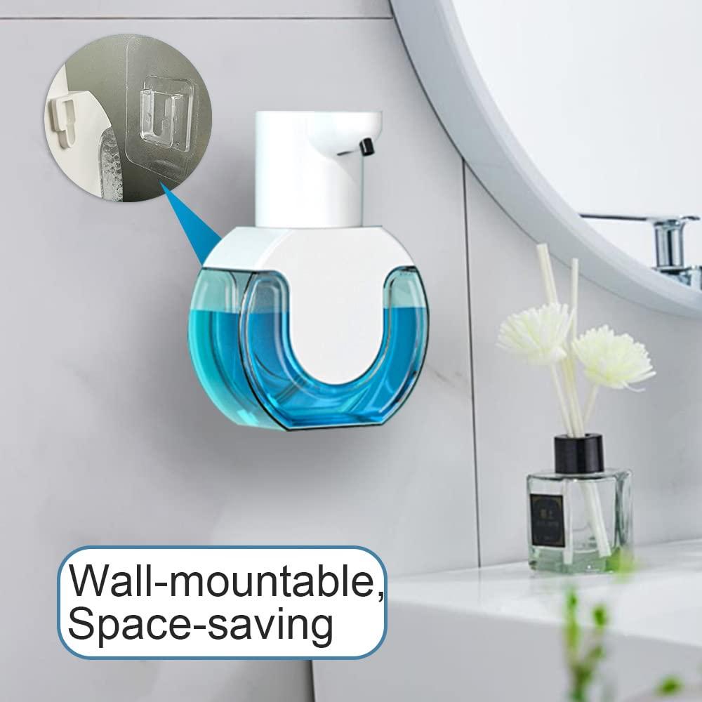 Bộ phân phối xà phòng tự động, bộ phân phối xà phòng điện không tiếp tục với cảm biến, đính kèm tường, bộ phân phối xà phòng bọt cho phòng tắm, nhà vệ sinh, nhà bếp và văn phòng