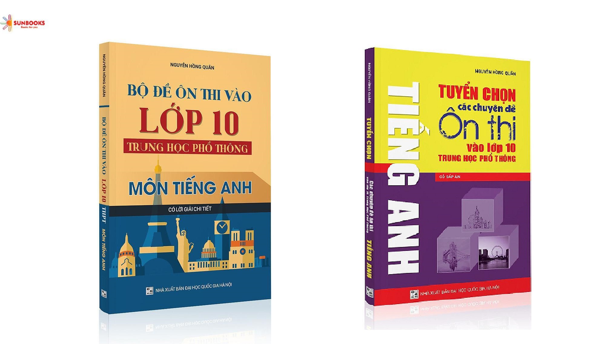 Combo Bộ đề ôn thi vào lớp 10 THPT môn Tiếng Anh và Tuyển chọn các chuyên đề ôn thi Tiếng Anh vào lớp 10 THPT