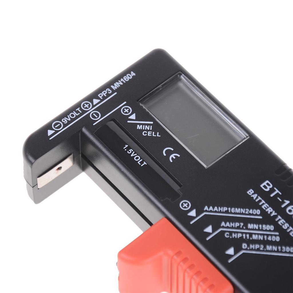 LCD Battery Tester Battery Checker Tester for AA AAA C .5V 9V Battery